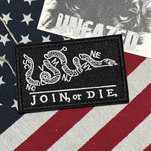 Join die patch nera gancio - or,