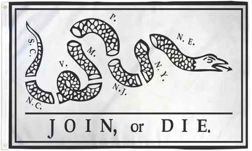 Join die 3x5ft poly flag - or,