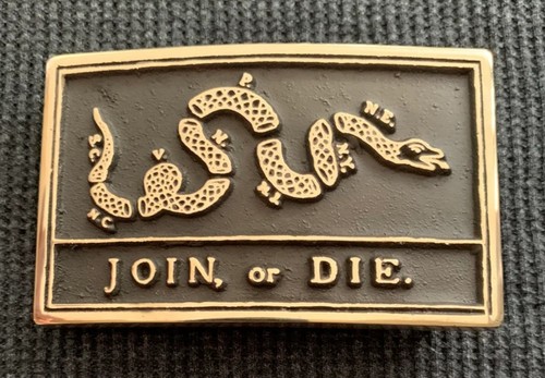 Fibbia bandiera join die - join, or