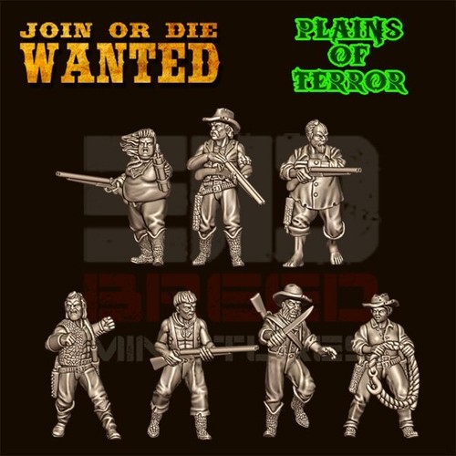 Join die wanted miniature - die,